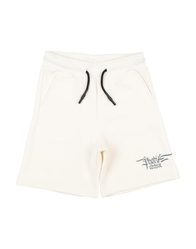Kid Girl Shorts & Bermuda Shorts Off white Size 10 Cotton
