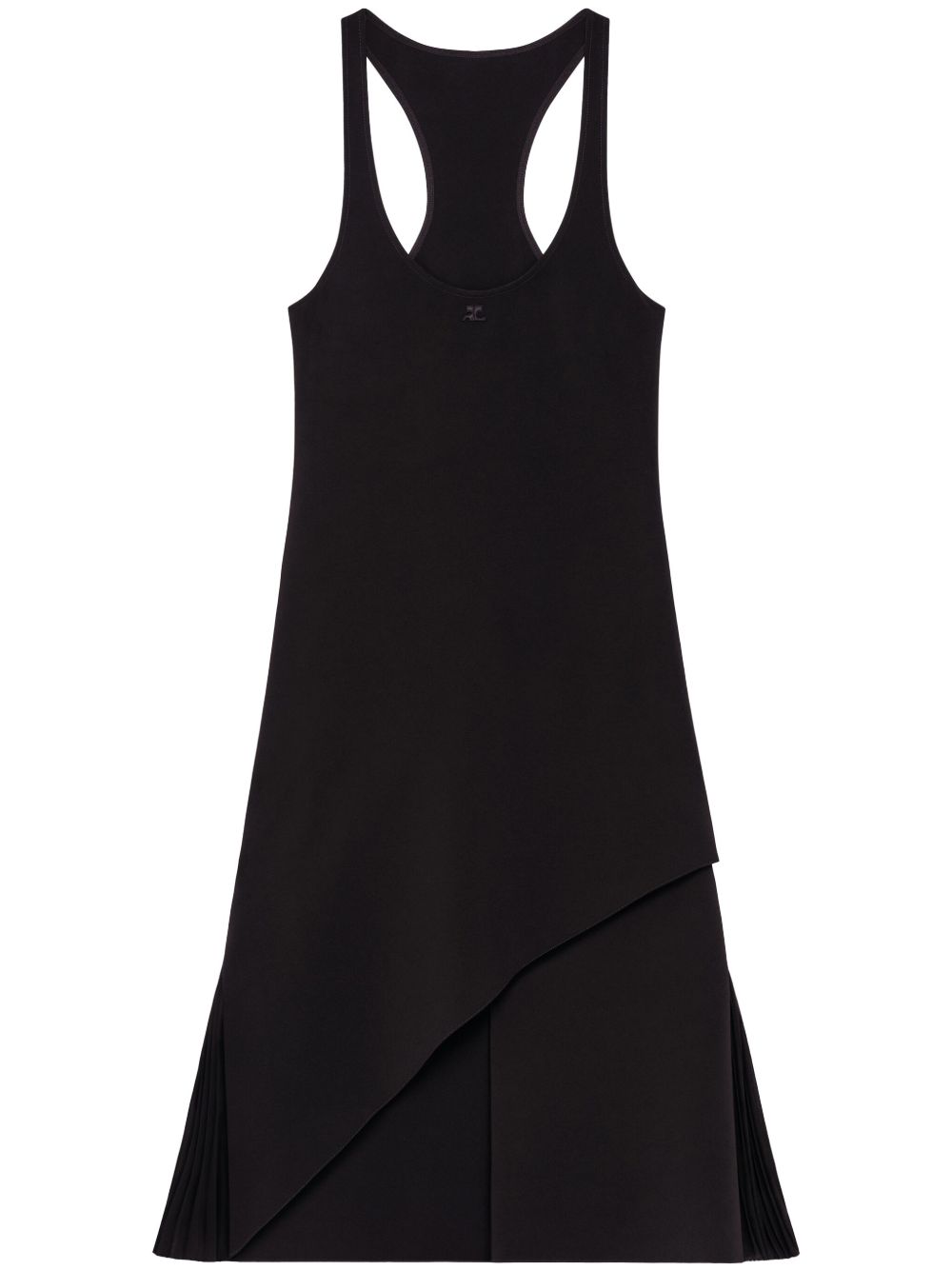 Courrèges Infinity midi dress - Black