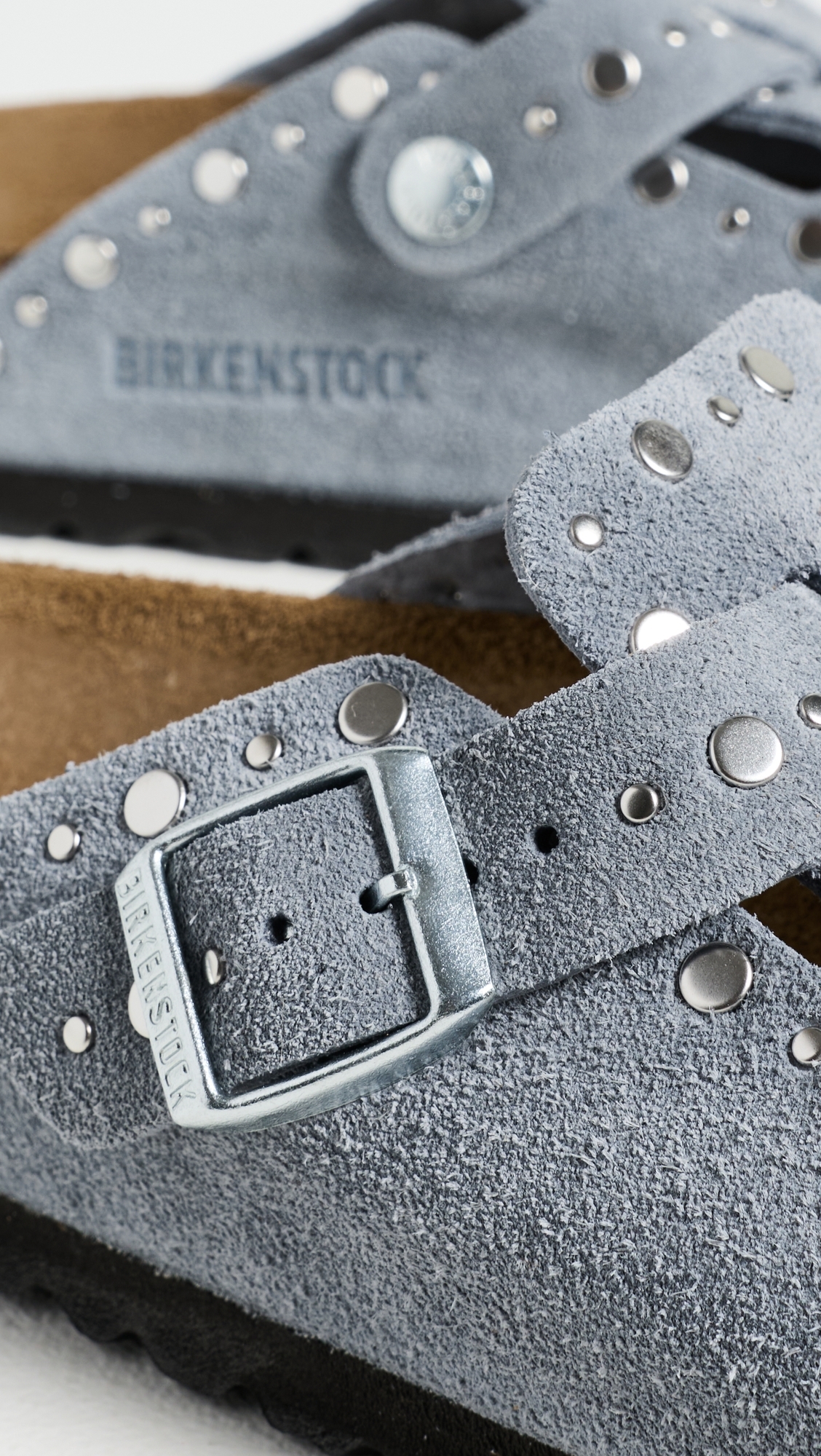 Boston Rivets Clogs Stone Blue
