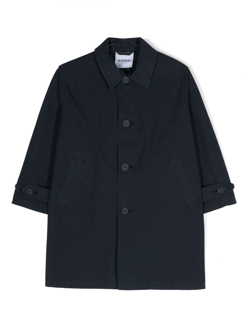 Poplin trench coat - Blue