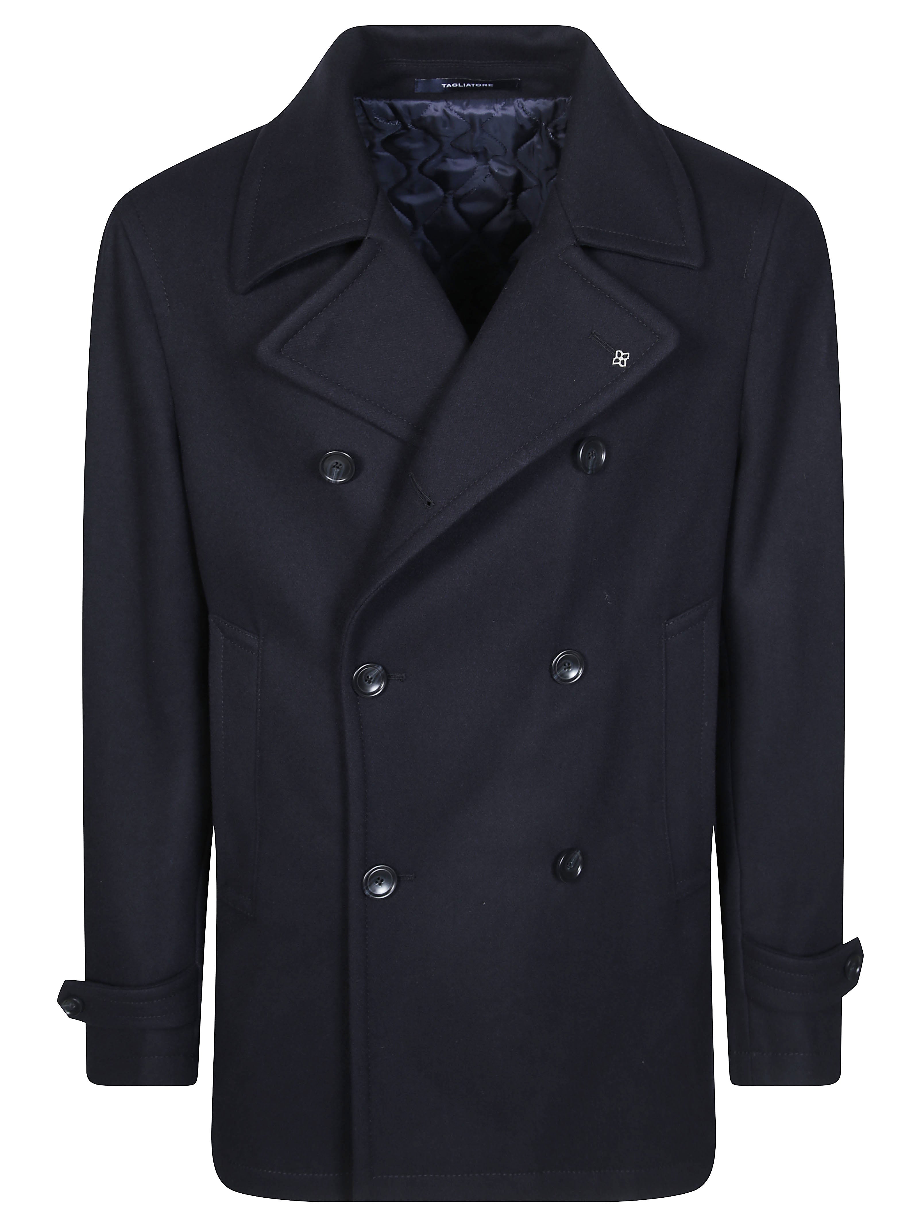 Men's Picot Wool Overcoat