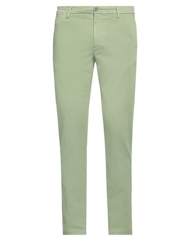 Alessandro Gilles Man Pants Sage green Size 32 Cotton, Elastane