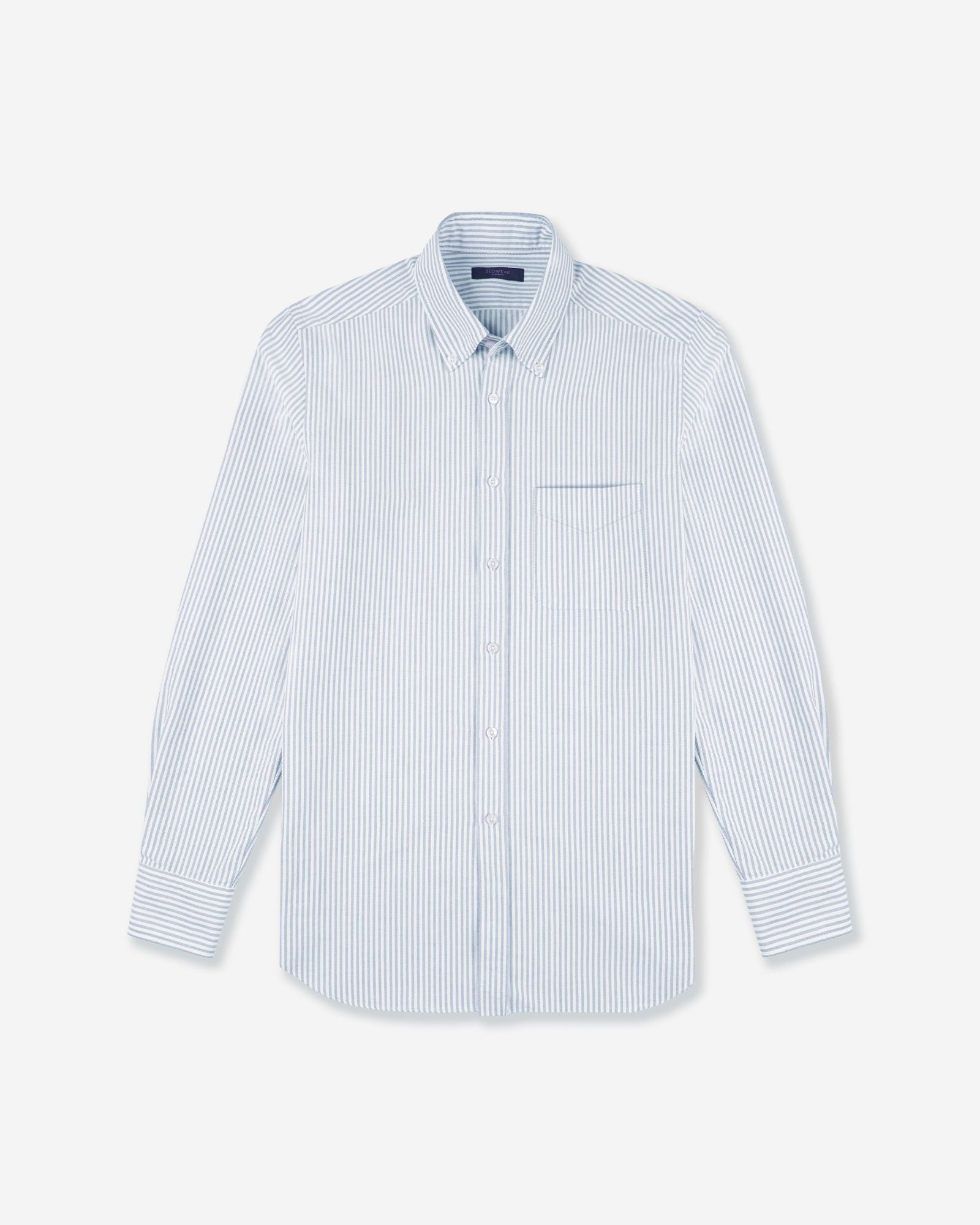 Regular fit Oxford cotton shirt light blue