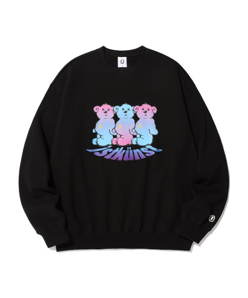3 Bears Sweatshirt Black
