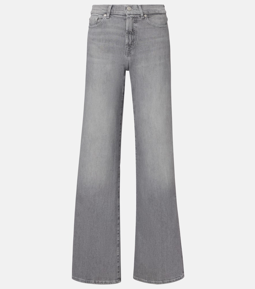 Lotta high-rise wide-leg jeans