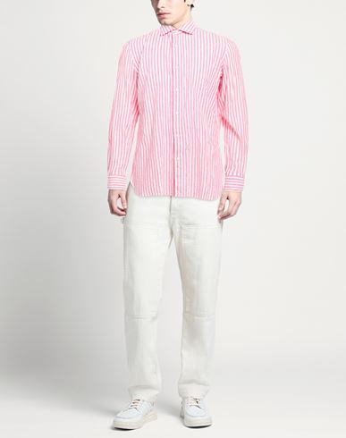 Man Shirt Pink Size 15 ½ Linen, Cotton