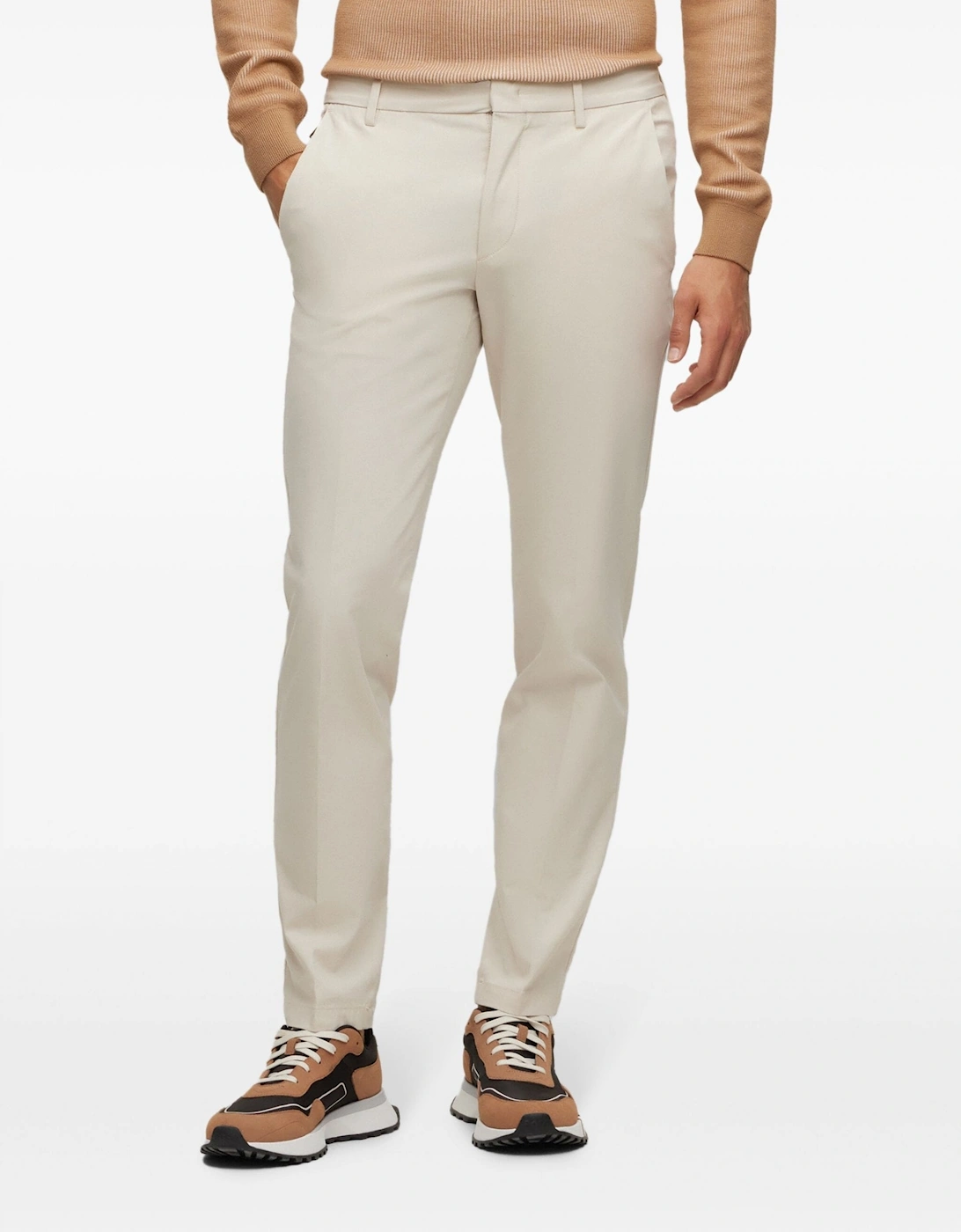 Hugo Boss Men's Kaito 1 T Chinos Beige - Cream - Size: 48