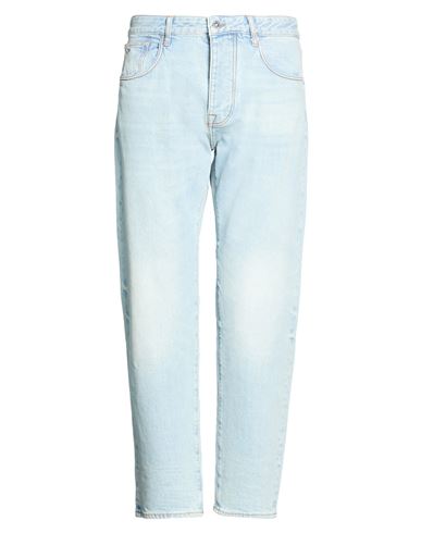 Man Jeans Blue Size 30 Cotton, Elastane