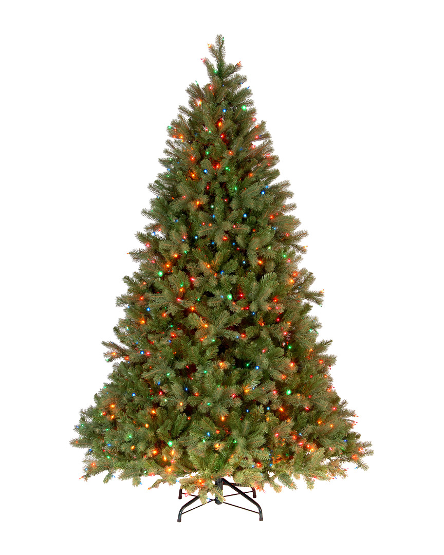 National Tree Company 6.5ft Feel-Real Downswept Douglas Fir Hinged Tree with 650 Multi Lights