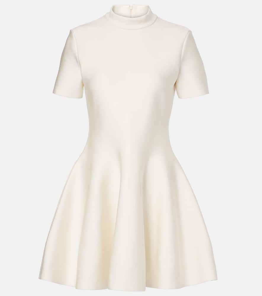 Pleated minidress