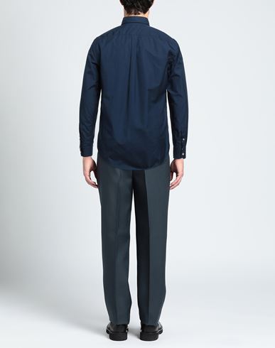 Man Shirt Midnight blue Size S Cotton