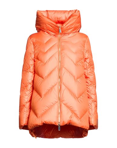 Woman Puffer Orange Size 4 Polyester