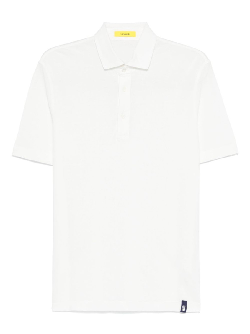 White Cotton polo shirt