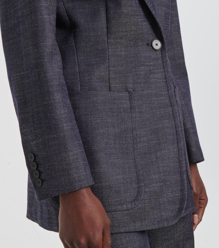Cassini wool and cotton blazer