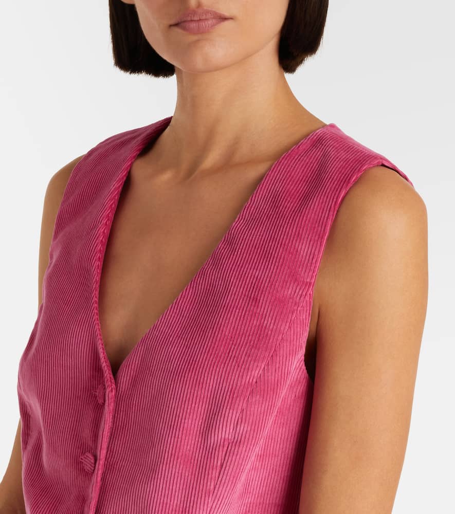 Coleridge cotton corduroy vest