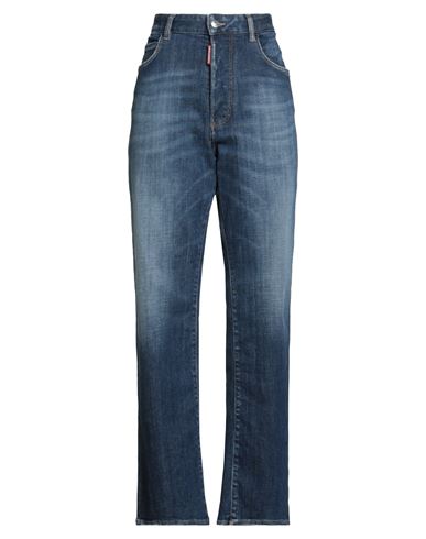 Woman Jeans Blue Size 2 Cotton, Polyester, Elastane