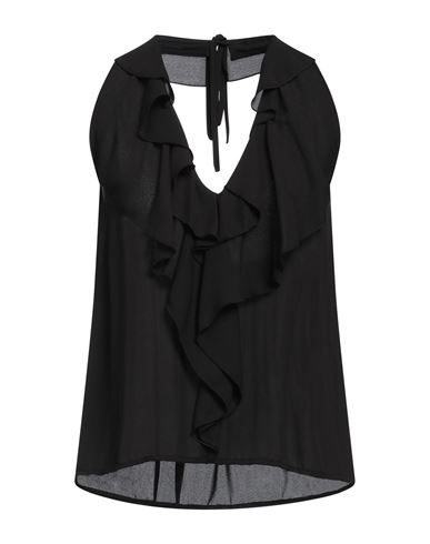 Woman Top Black Size 8 Polyester