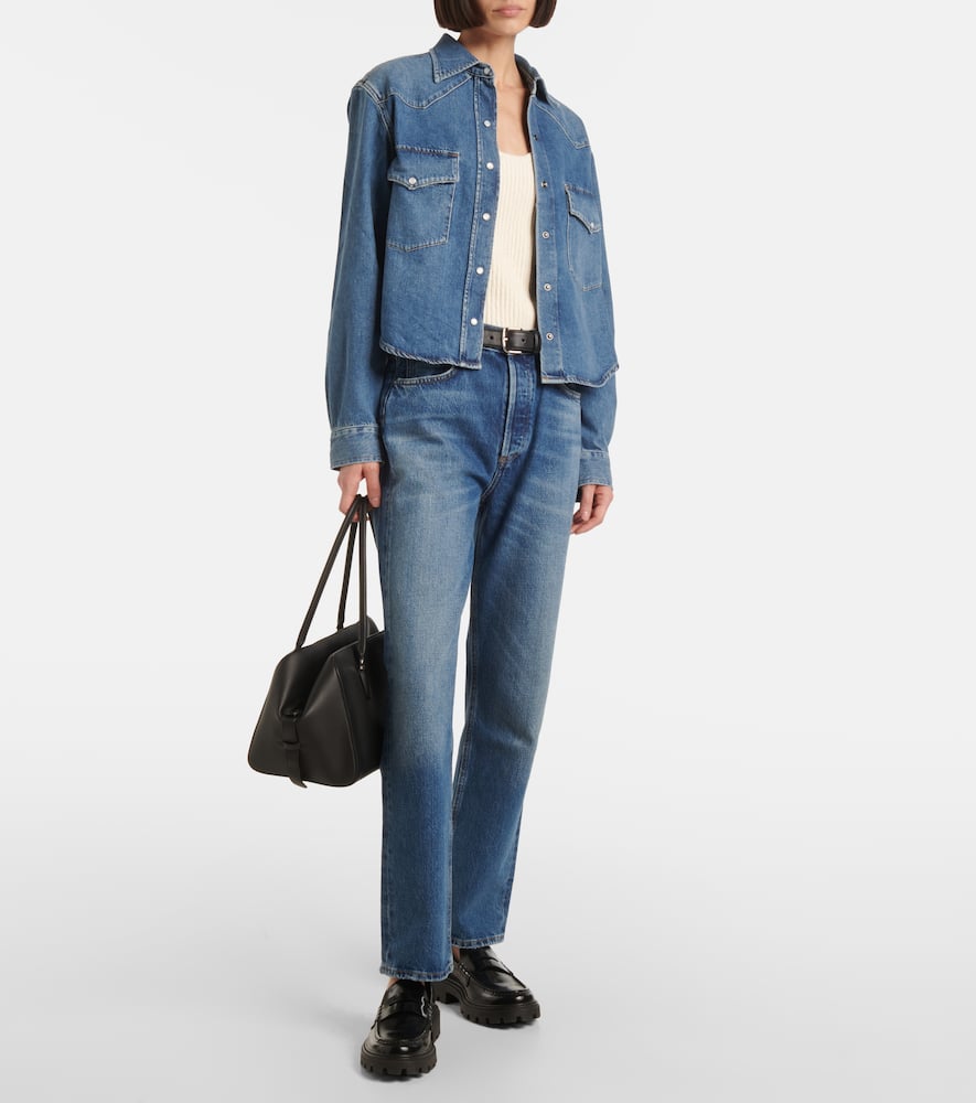 Citizens of Humanity Cropped denim shirt