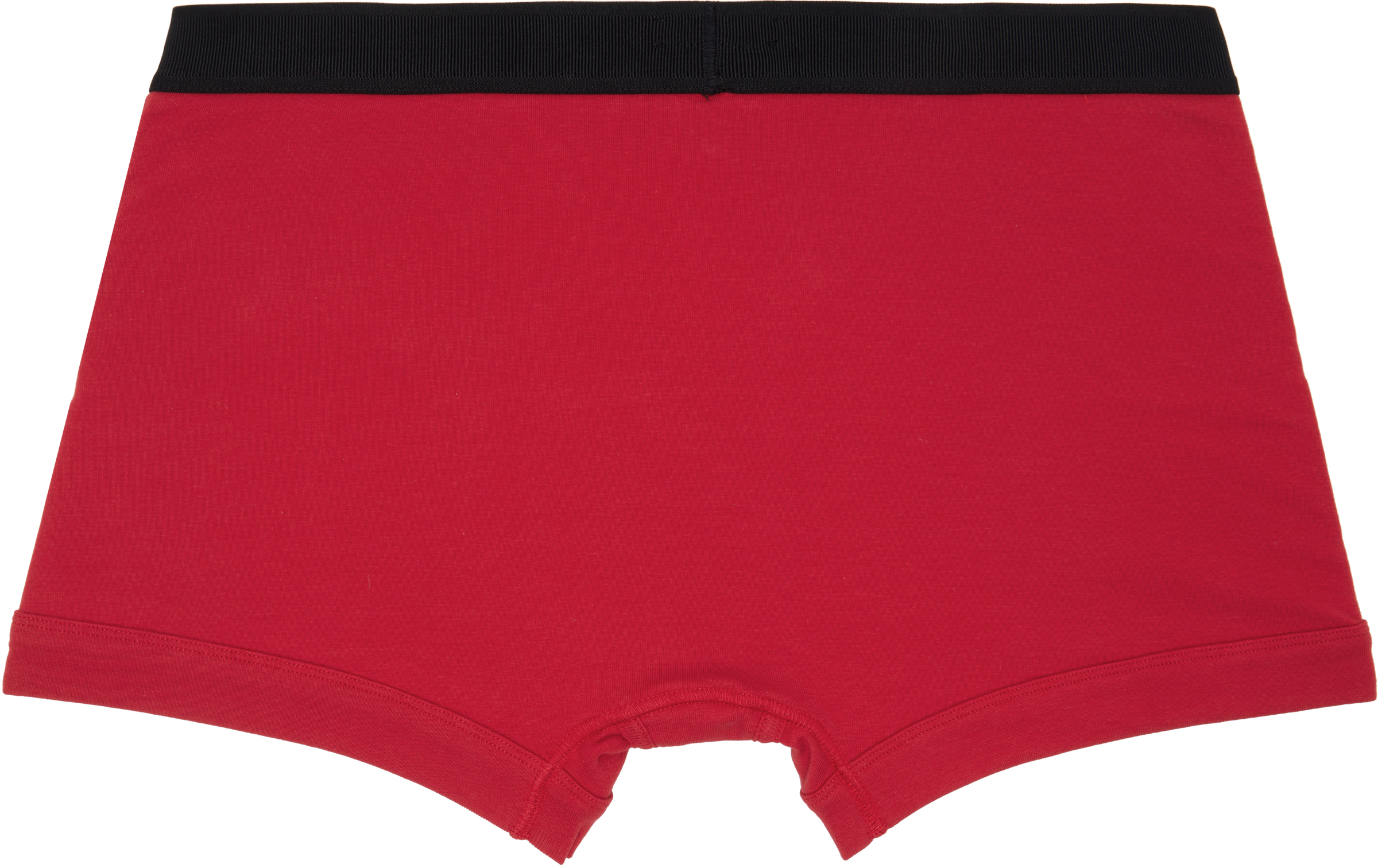 Red Cotton Boxer Briefs