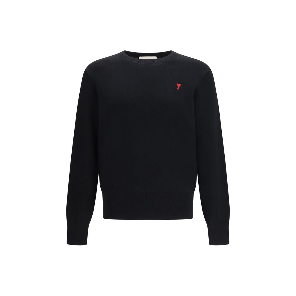 Logo-Embroidered Cotton Sweatshirt — Black