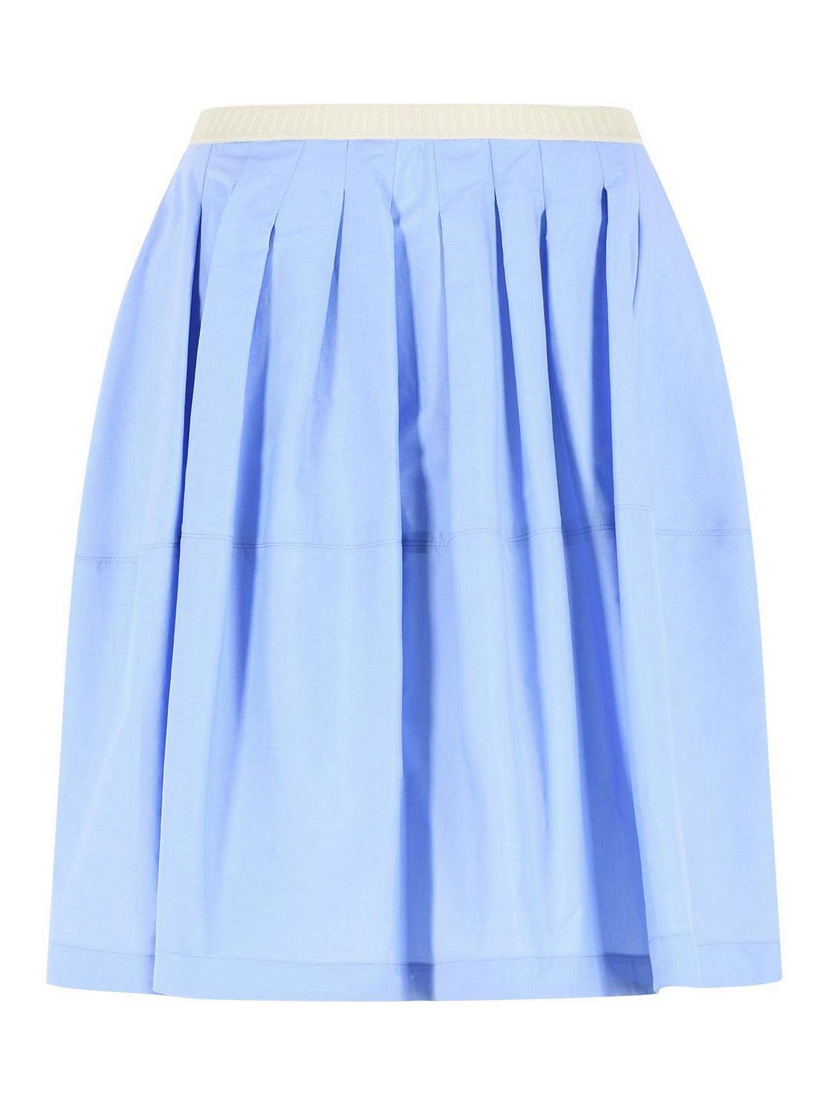 Marni - cotton skirt knee length pleated design