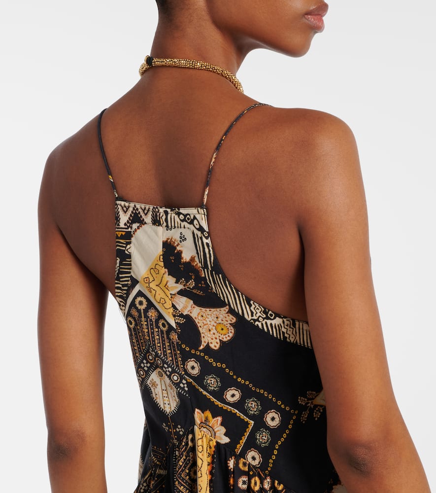 Sabbage printed cotton midi dress