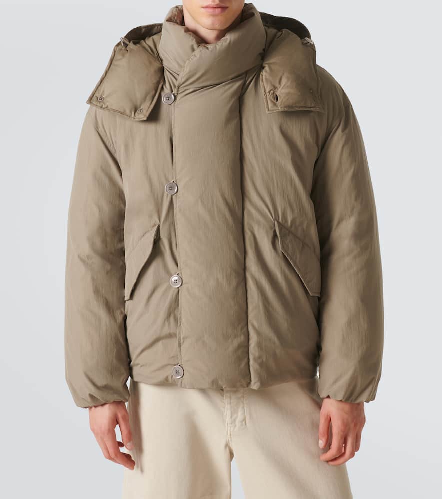 Cotton-blend down jacket