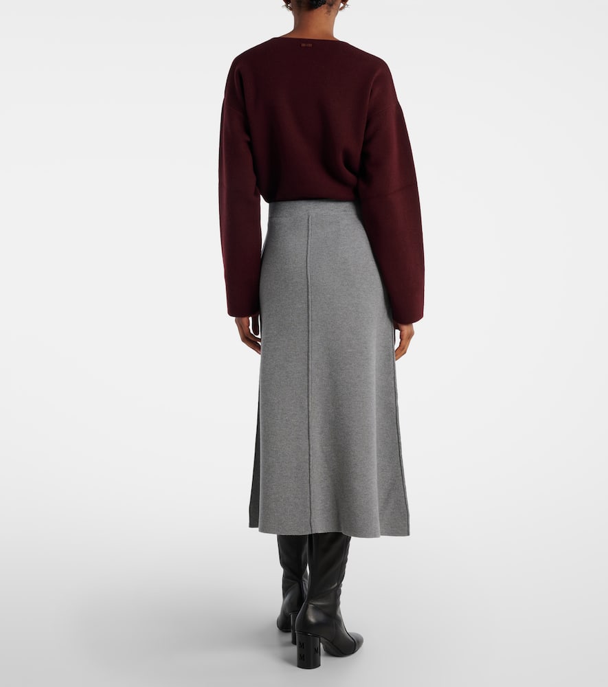 Vortice midi skirt