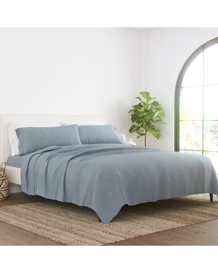 Linen Bamboo Blend Premium Ultra Soft 4Pc Sheet Set