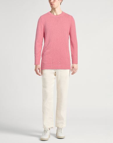Pt Torino Man Sweater Pink Size 40 Cotton, Polyamide