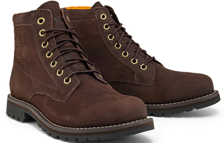 Redwood Falls Wide Fit Waterproof Boots 'Dark Brown Full Grain'