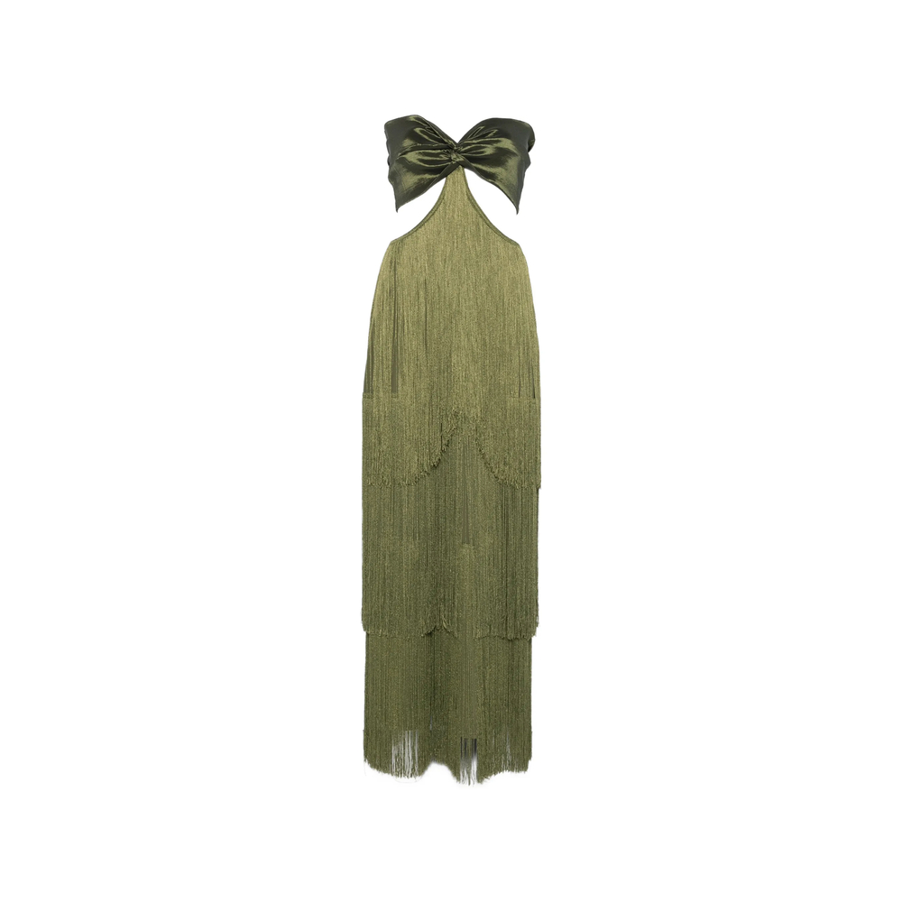 Bow-detail Maxi Dress