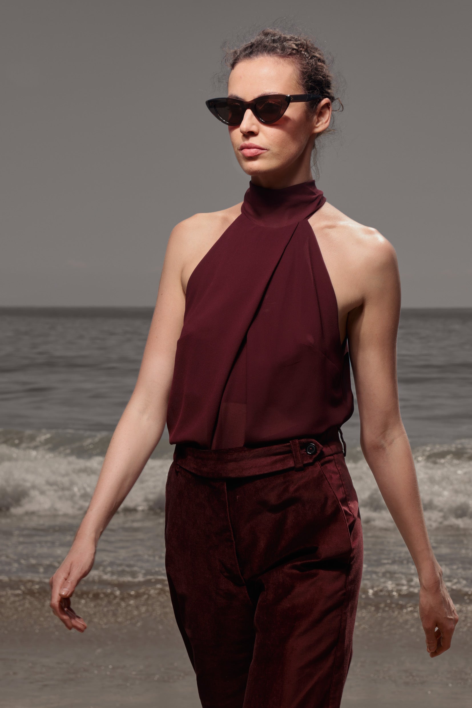 Nysa Top - Burgundy