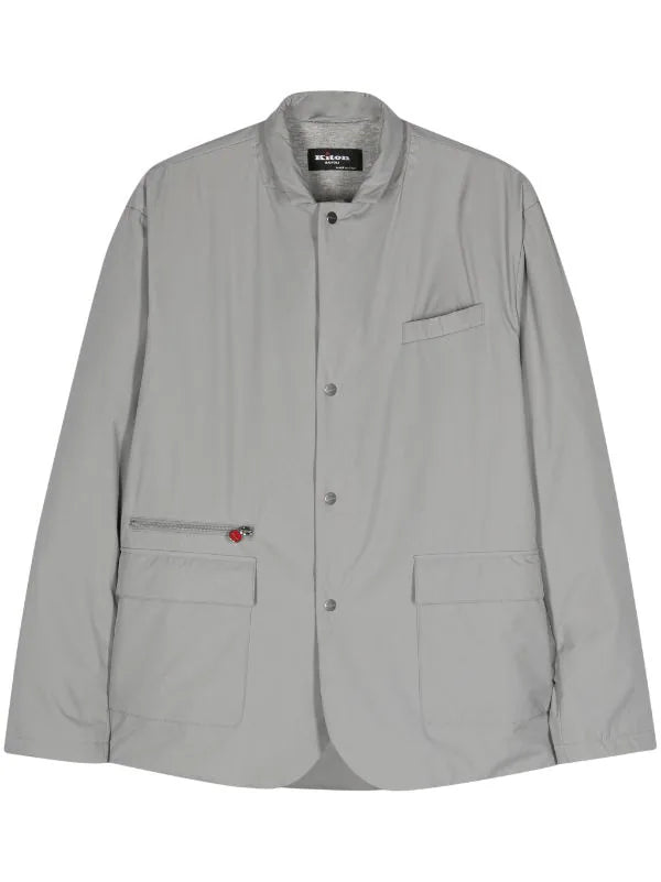 Lightweight Zip-Up Jacket — Gray