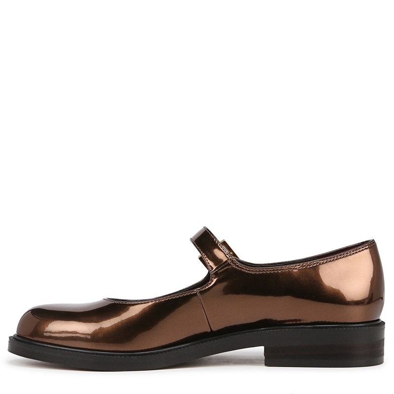 Women's Melfi Mary Jane Shoes (Bronze Faux Leather)