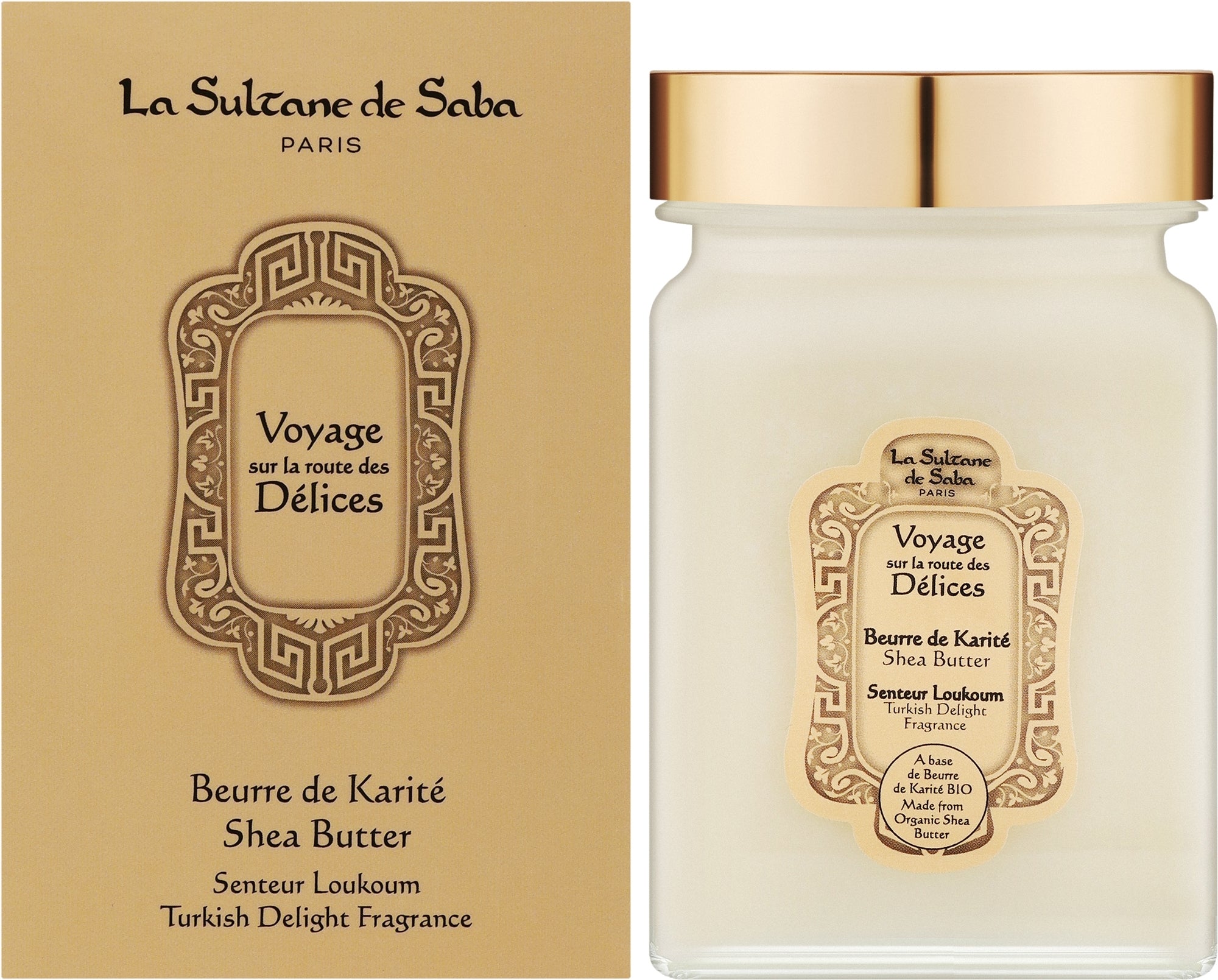 Burro di karité "Lokum" per il corpo La Sultane De Saba Turkish Delight Shea Butter