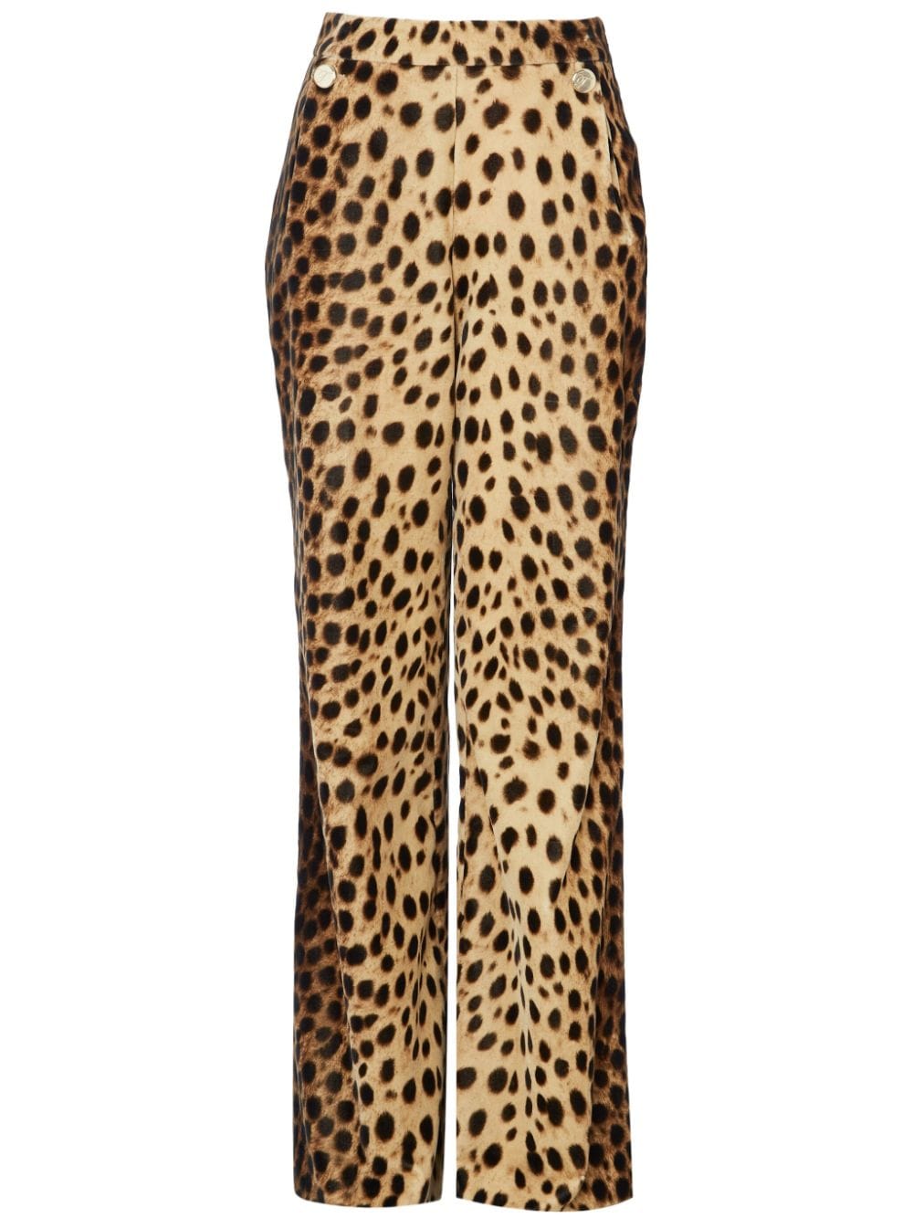Nemera flared trousers - Neutrals