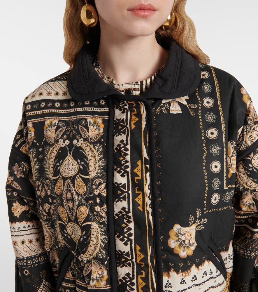 Granger printed cotton bomber jacket