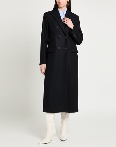 Woman Coat Black Size 4 Wool