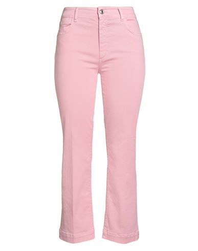 Woman Jeans Pink Size 30 Cotton, Elastomultiester, Elastane