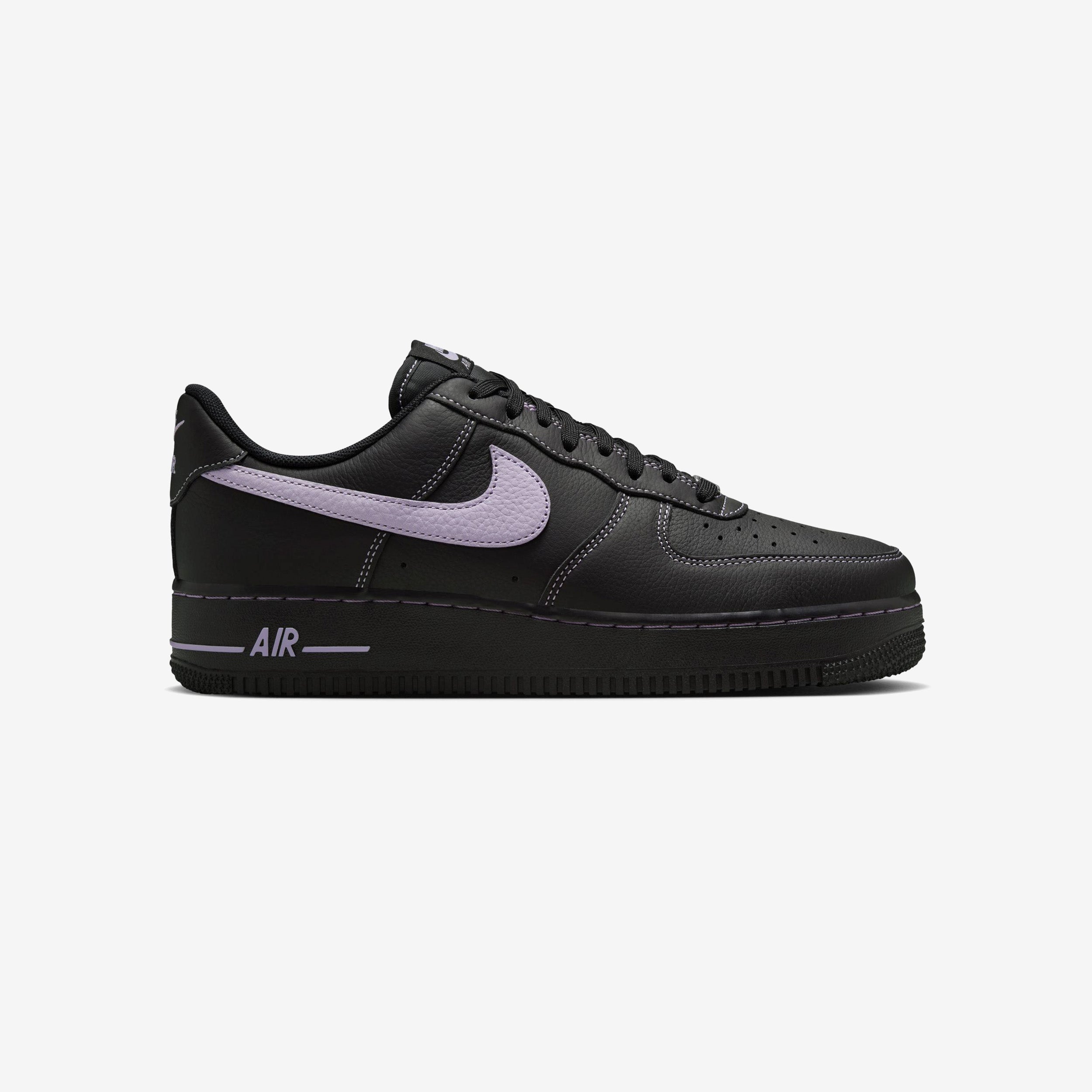 Nike Air Force 1 '07 - BLACK/HYDRANGEAS - unisex