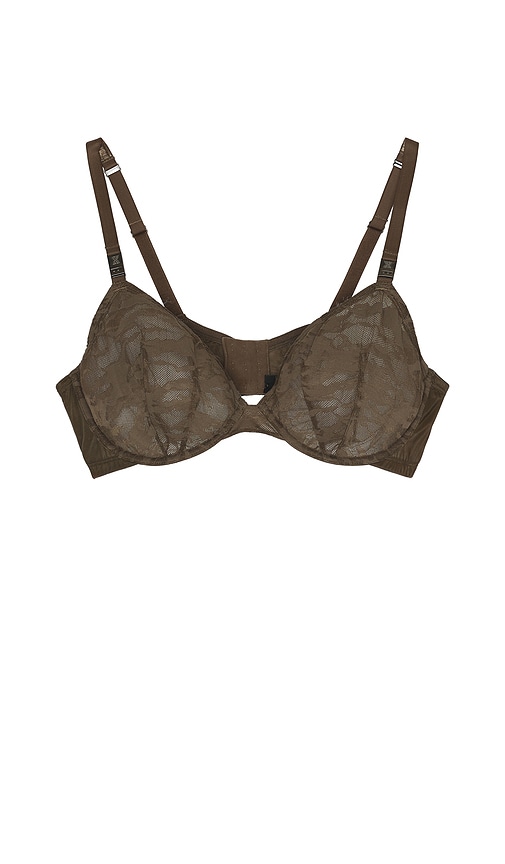 Diesel X Savage C Camo Lace Plunge Bra in Green. -  44DD also in 38DD, 40C, 40D, 40DD, 42D