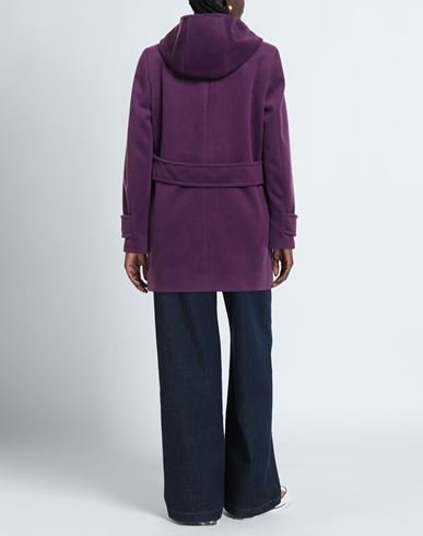 Woman Coat Mauve Size 4 Polyester
