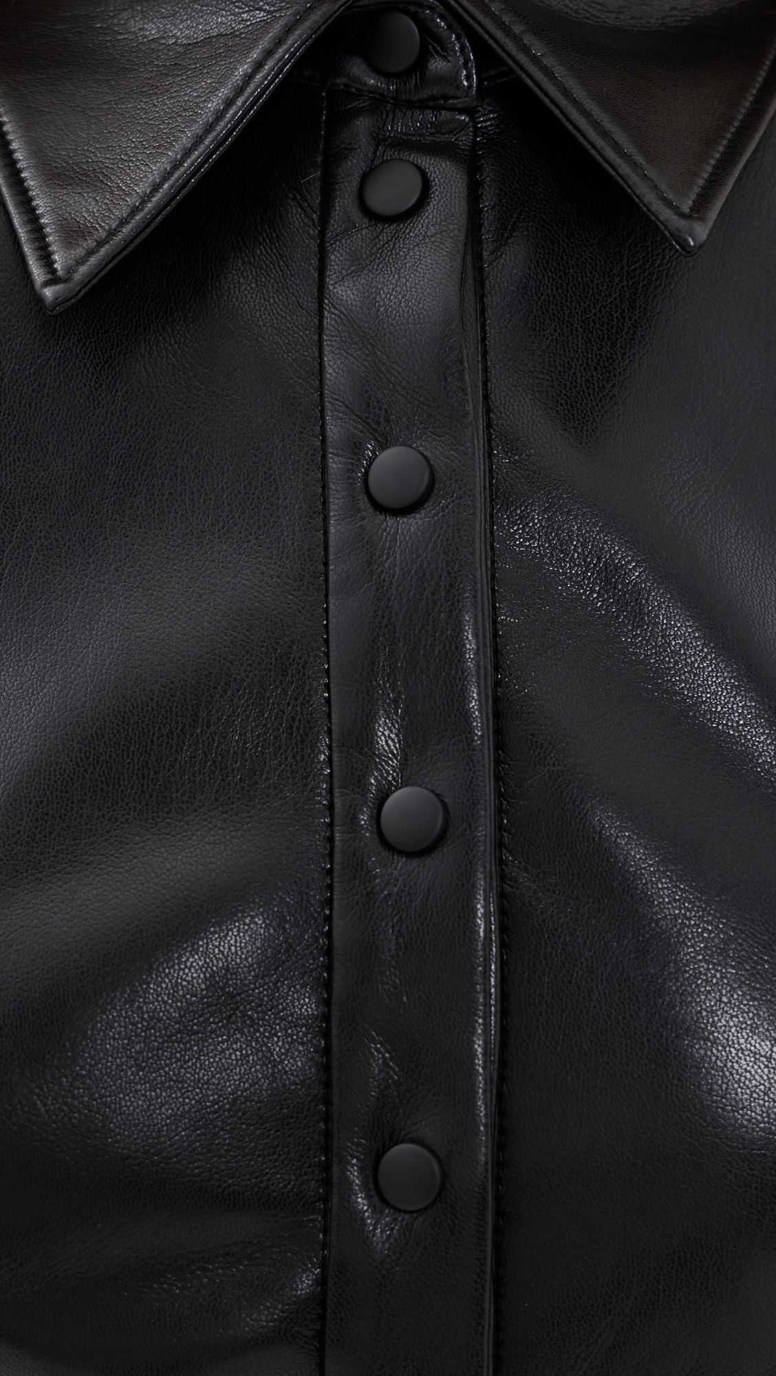 Kim Vegan Leather Corset Mini Dress Black