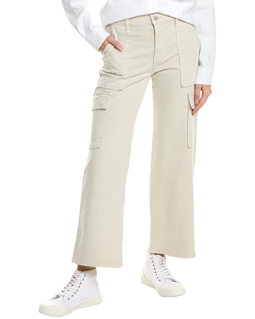 Rosalie Cement High-Rise Wide Leg Cargo Jean