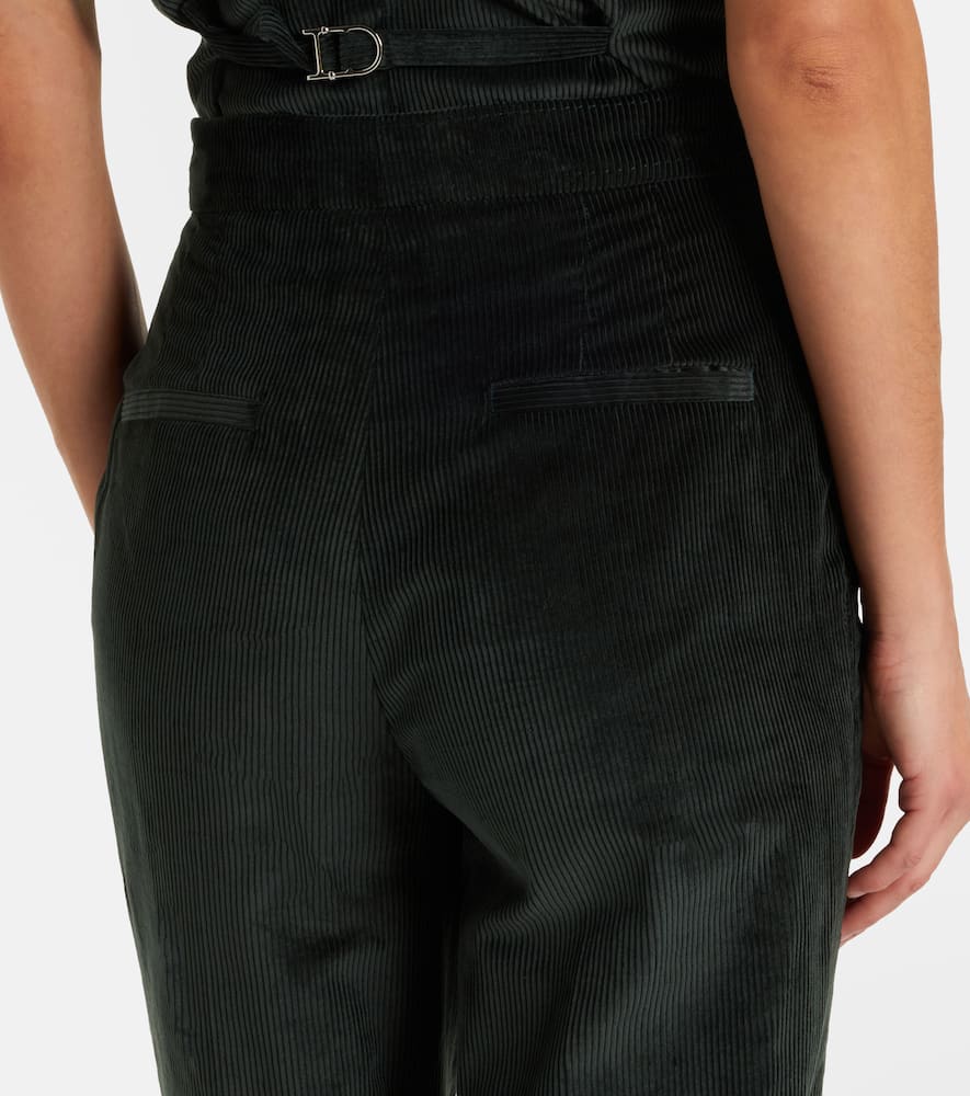 Vesta cotton corduroy flared pants