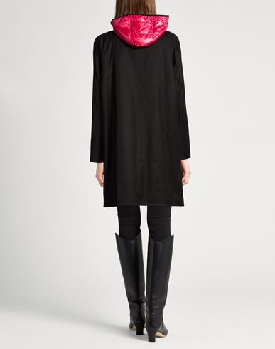 Woman Overcoat & Trench Coat Black Size 4 Polyamide