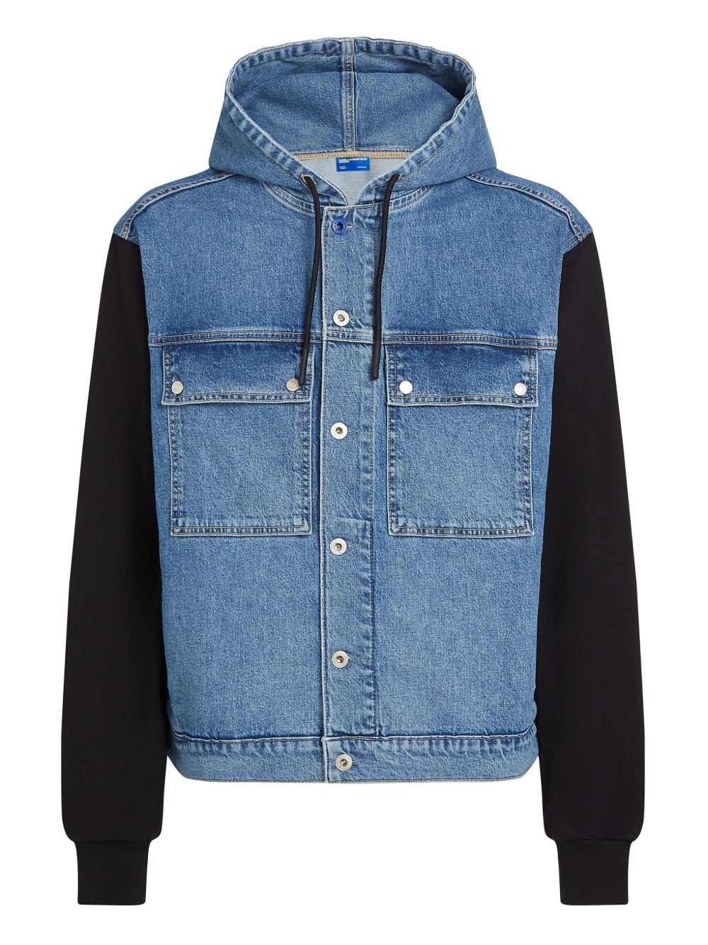 Karl Lagerfeld Jeans hooded denim jacket - Blue
