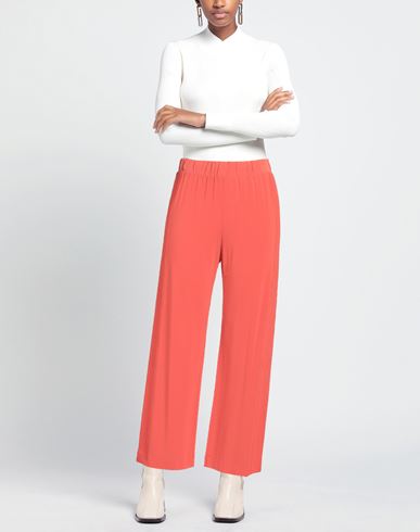 Le Tricot Perugia Woman Pants Coral Size M Viscose, Polyamide, Elastane