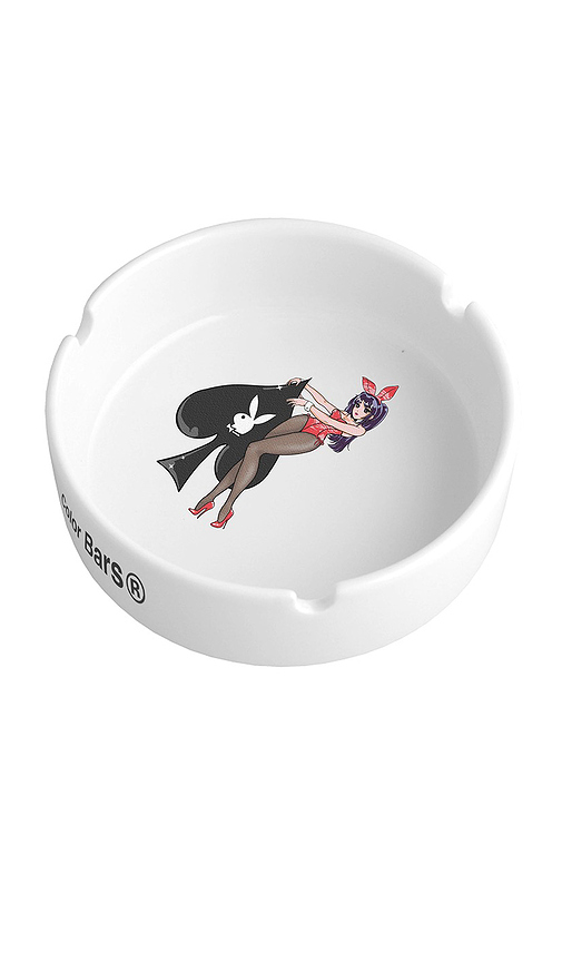 Playboy Ace of Spades Ashtray in White